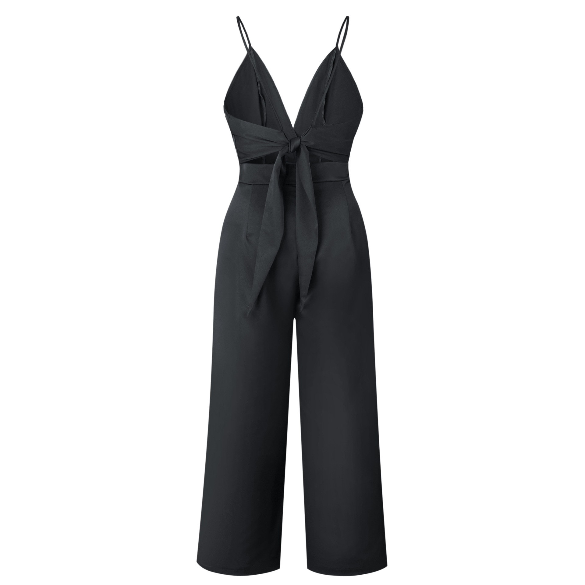 SZ60190-2 Sexy V Neck Backless Sleeveless Jumpsuit